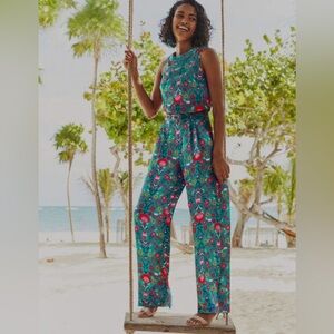 Boden “Carnival Print” Clarissa Jumpsuit, Size 4